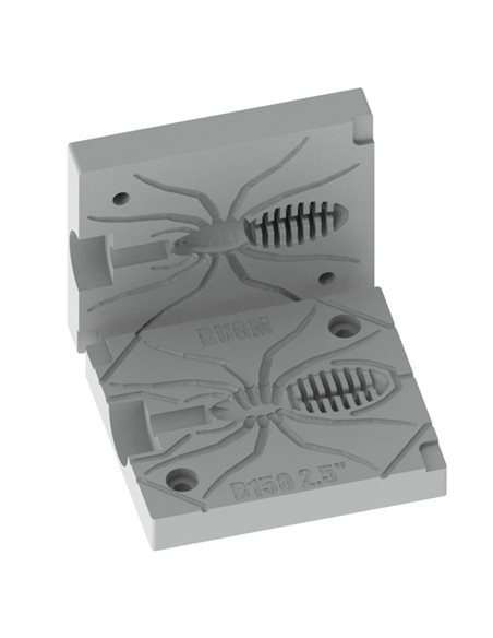 Рибальська форма для силіконових приманок SpiderBaits 2,5 дюймів ID B150 від Bugmolds