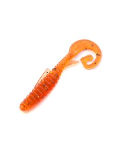 Съедобный силикон Твистер Fishy Worm 2" цвет Caramel количество в пачке 10шт