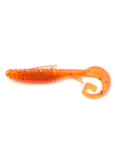 Їстівний силікон Твістер Fishy Worm 2"  колір Caramel кількість в пачці 10шт