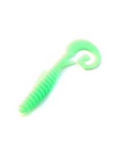 Съедобный силикон Твистер Fishy Worm 2" цвет Green Milk количество в пачке 10шт