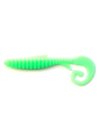 Съедобный силикон Твистер Fishy Worm 2" цвет Green Milk количество в пачке 10шт