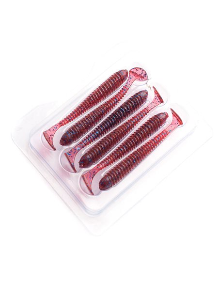 Їстівний силікон Віброхвіст Zander Worm 3"  колір Grape кількість в пачці 6шт