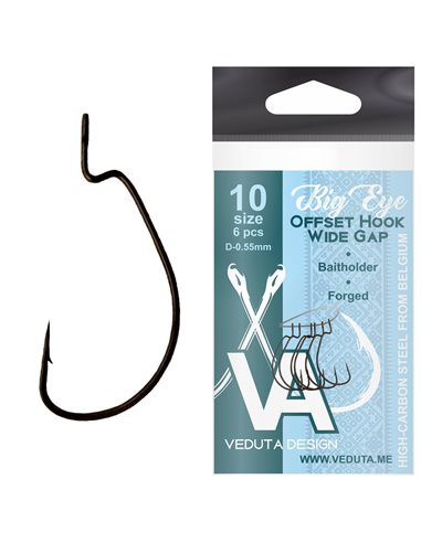 Гачок Big Eye Ofset Hook №10 6шт в пачці