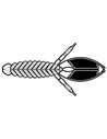 Рибальська форма для силіконових приманок BeaverStyleBug 4 дюймів ID C28 від Do-It