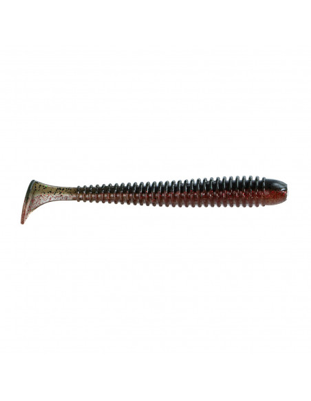 Їстівний силікон Віброхвіст Zander Worm 3,6" колір 52 Red Craw Dad UV кількість в пачці 5шт