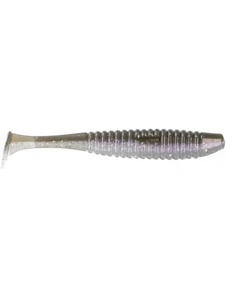 Їстівний силікон Віброхвіст Shiner 4" колір 55 Rainbow Trout UV кількість в пачці 4шт