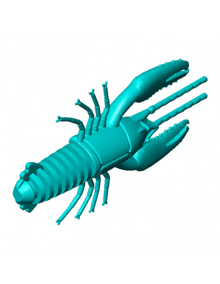 Рыболовная форма для силиконовых приманок CustomCraw 4 дюймов ID C334 от Bugmolds