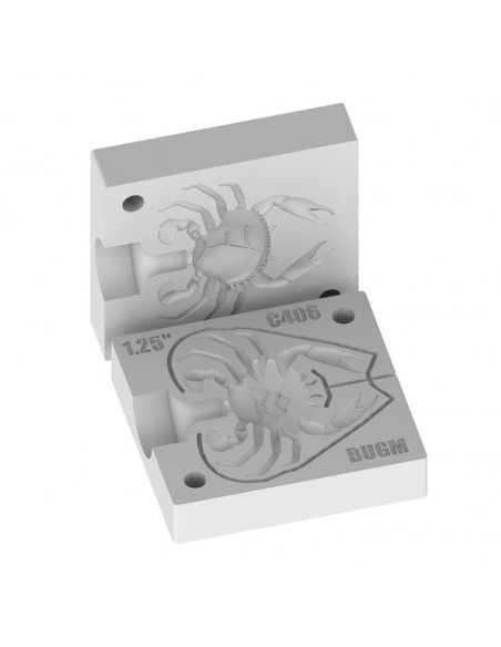Рибальська форма для силіконових приманок 3dCrab 2,5 дюймів ID C522 від SavageGear