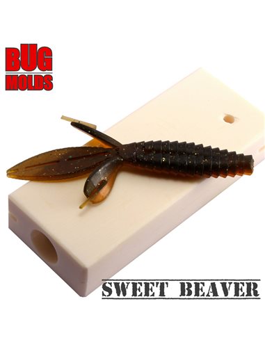 Рибальська форма для силіконових приманок SweetBeaver 4 дюймів ID C94 від ReactionInnovations