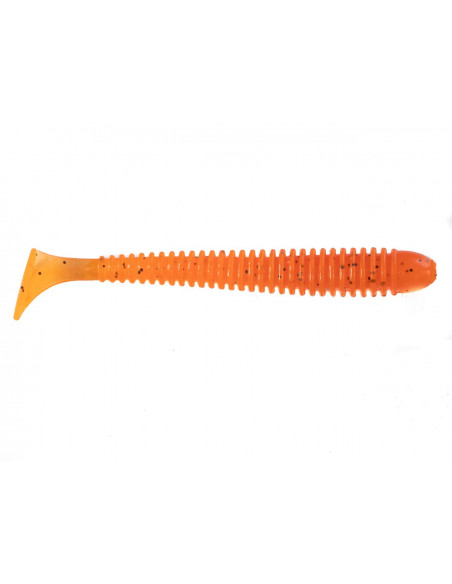 Їстівний силікон Віброхвіст Zander Worm 3,6" колір 18 HOT Carrot UV кількість в пачці 5шт