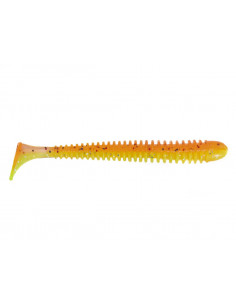 Съедобный силикон Виброхвост Zander Worm 3" цвет 06 Crazy...