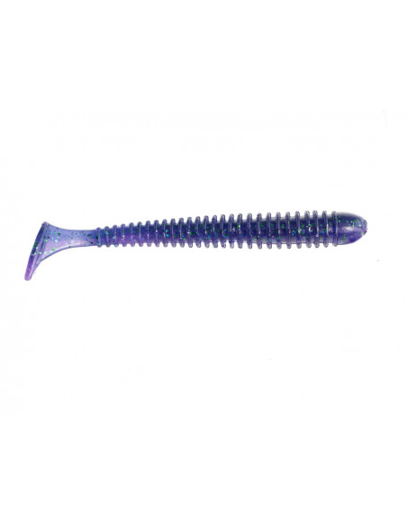 Съедобный силикон Виброхвост Zander Worm 3" цвет 50 June Bug UV количество в пачке 6шт