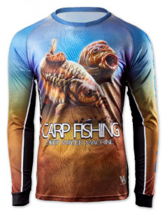 Рыболовная дышащая Джерси с рисунком CARP ANGLER UPF50+