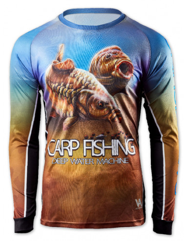 Риболовна дихаюча Джерсі з малюнком CARP ANGLER...