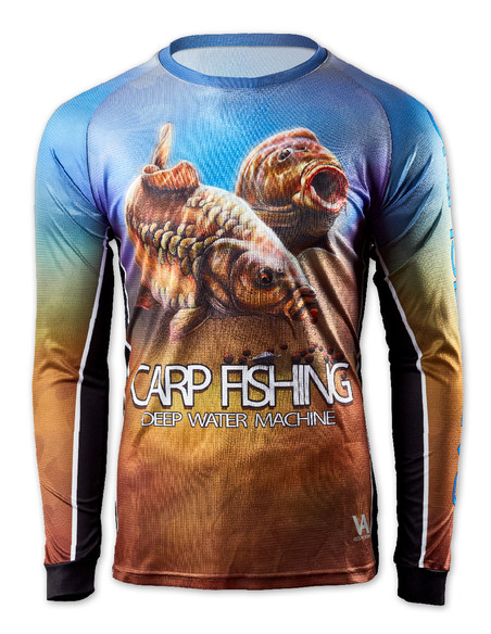 Риболовна дихаюча Джерсі з малюнком CARP ANGLER UPF50+