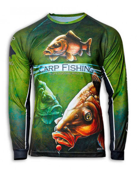 Риболовна дихаюча Джерсі з малюнком CARP FISHING UPF50+