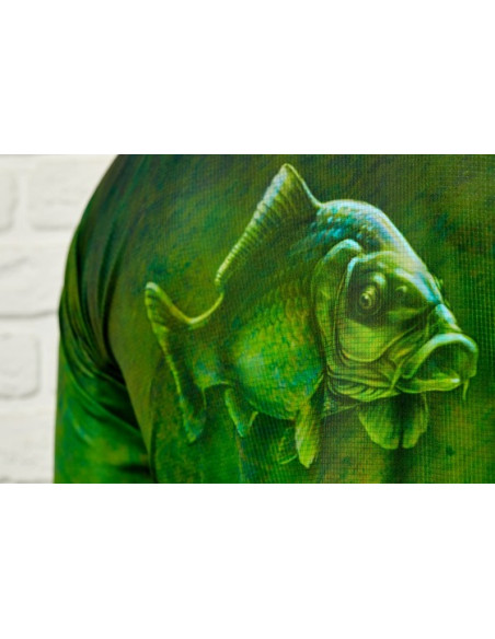 Рыболовная дышащая Джерси с рисунком CARP FISHING UPF50+