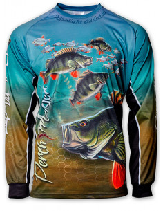 Риболовна дихаюча Джерсі з малюнком PERCH MASTER UPF50+