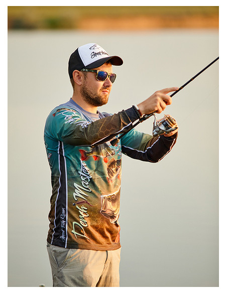 Риболовна дихаюча Джерсі з малюнком PERCH MASTER UPF50+