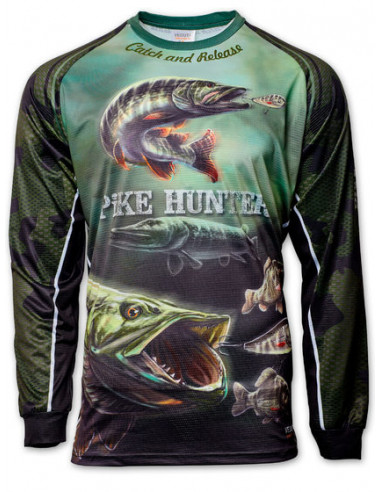 Риболовна дихаюча Джерсі з малюнком PIKE HUNTER...