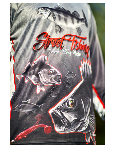 Риболовна дихаюча Джерсі з малюнком STREET FISHING UPF50+
