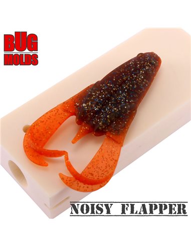 Рибальська форма для силіконових приманок NoisyFlapper 3,5 дюймів ID C124 від Keitech