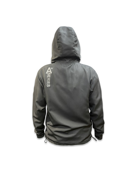 Дышащая рыболовная курточка с рисунком WINDBREAKER Air SERIES RS Graphite UPF50+