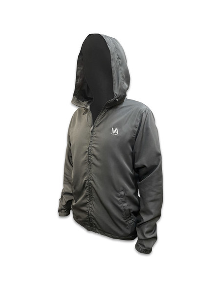 Дихаюча риболовна куртка з малюнком WINDBREAKER Air SERIES RS Graphite UPF50+