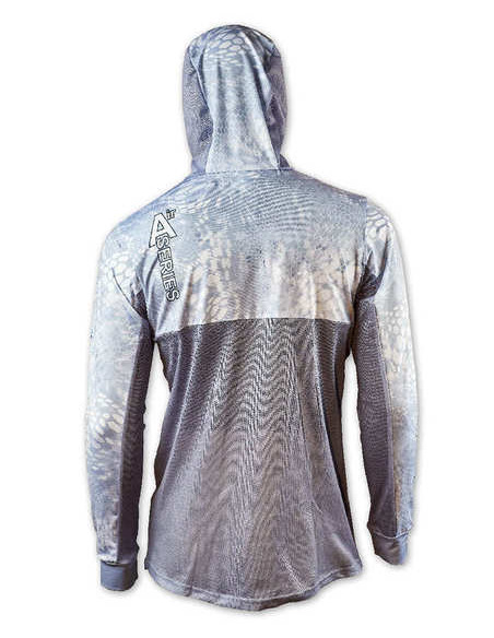Дихаюча риболовна худі з малюнком REPTILE SKIN Albino Air UPF50+