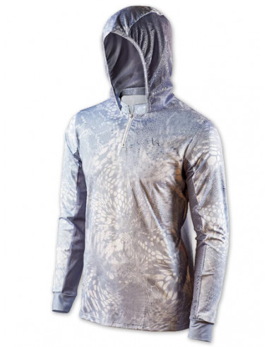 Дышащая рыболовная худи с рисунком REPTILE SKIN...