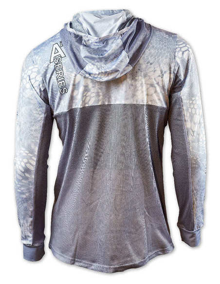 Дихаюча риболовна худі з малюнком REPTILE SKIN Albino Air UPF50+