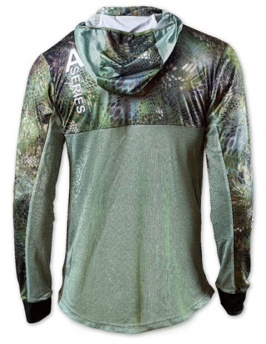 Дихаюча риболовна худі з малюнком REPTILE SKIN...