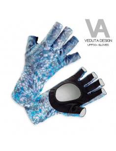 Рукавиці VEDUTA DESIGN малюнок Reptyle Skin Blue UPF 50+