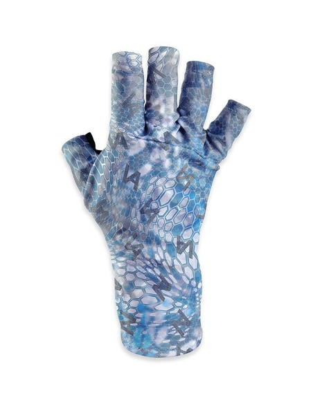 Рукавиці VEDUTA DESIGN малюнок Reptyle Skin Blue UPF 50+