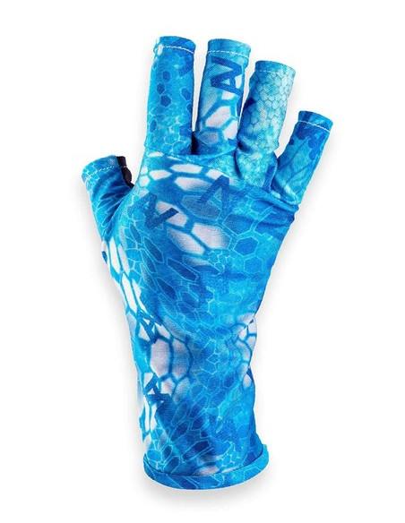 Рукавиці VEDUTA DESIGN малюнок Reptyle Skin Blue Water UPF 50+