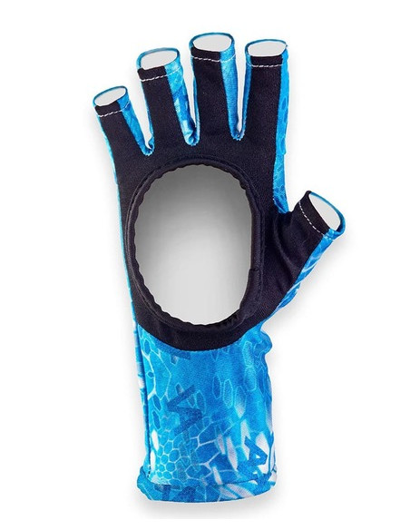 Рукавиці VEDUTA DESIGN малюнок Reptyle Skin Blue Water UPF 50+