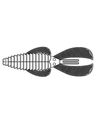 Рибальська форма для силіконових приманок RageBug 3,8 дюймів ID C134 від SKRT