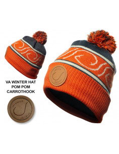 Шапка Pompom hat Carrot Hook VEDUTA