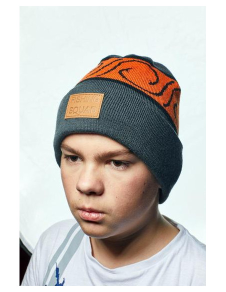 Шапка Winter Hat Cuff Fishing squad - orange hook VEDUTA