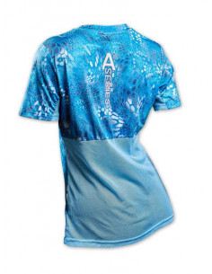 Дихаюча риболовна футболка з малюнком REPTILE SKIN Blue... 2