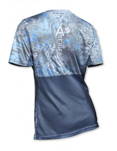 Дышащая рыболовная футболка с рисунком REPTILE SKIN Blue... 2