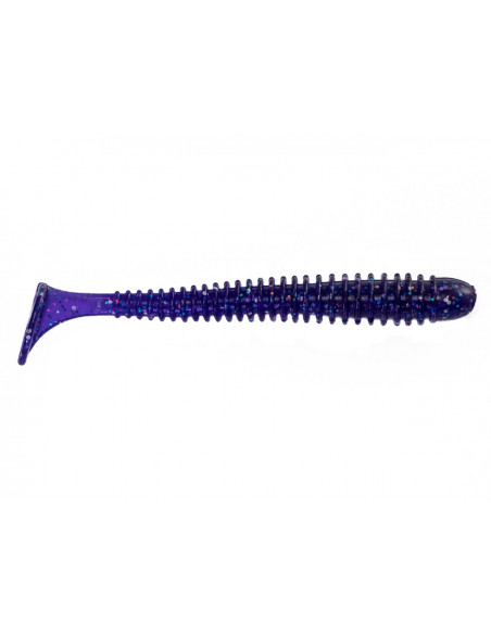 Їстівний силікон Віброхвіст Zander Worm 3" колір 03 Violet UV кількість в пачці 6шт