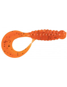 Їстівний силікон Твістер Twister 2.2" колір 18 HOT Carrot... 2