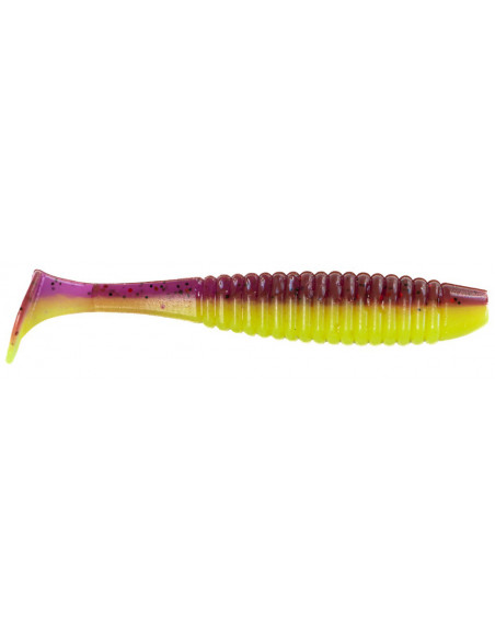 Їстівний силікон Віброхвіст Shiner 3" колір 54 LOX Chartreuse UV кількість в пачці 6шт
