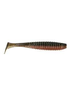 Съедобный силикон Виброхвост Shiner 3" цвет 52 Red Craw...