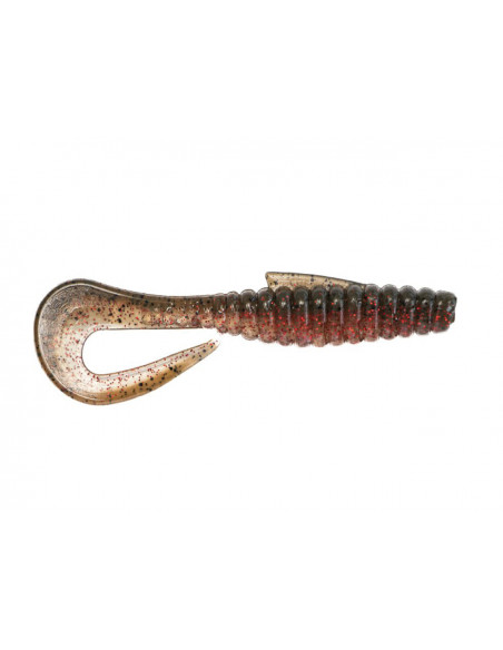 Їстівний силікон Твістер Mad Reaper 2,6" колір 52 Red Craw Dad UV кількість в пачці 6шт