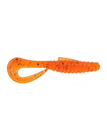 Їстівний силікон Твістер Mad Reaper 2,6" колір 18 HOT Carrot UV кількість в пачці 6шт