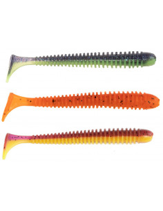 Съедобный силикон Виброхвост Zander Worm 3" цвет 35 AB...