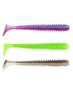 Съедобный силикон Виброхвост Zander Worm 3" цвет 36 AB...
