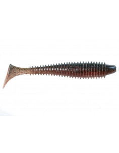 Съедобный силикон Виброхвост Fatik 5.8" цвет 52 Red Craw... 2